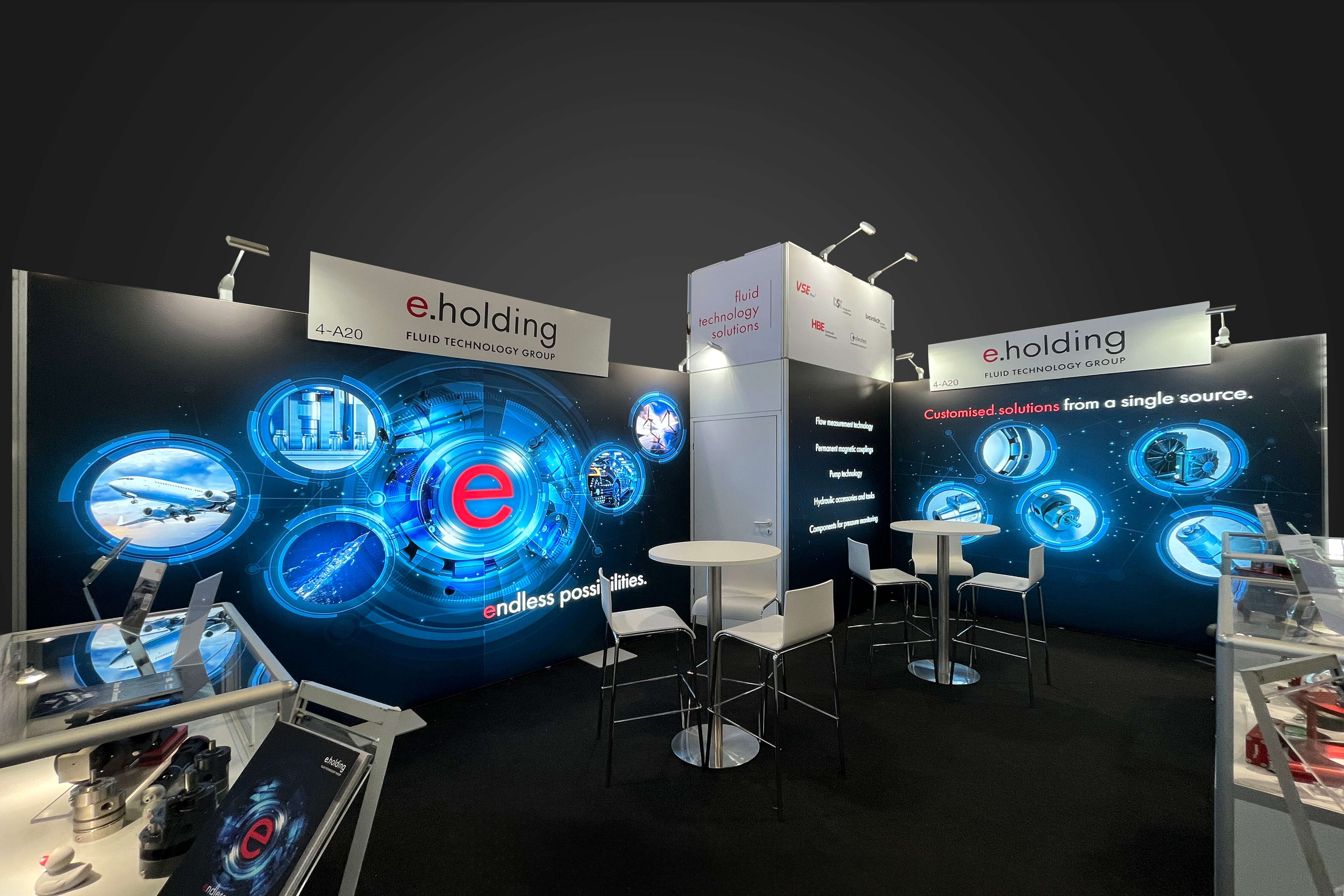 Messestand e.holding